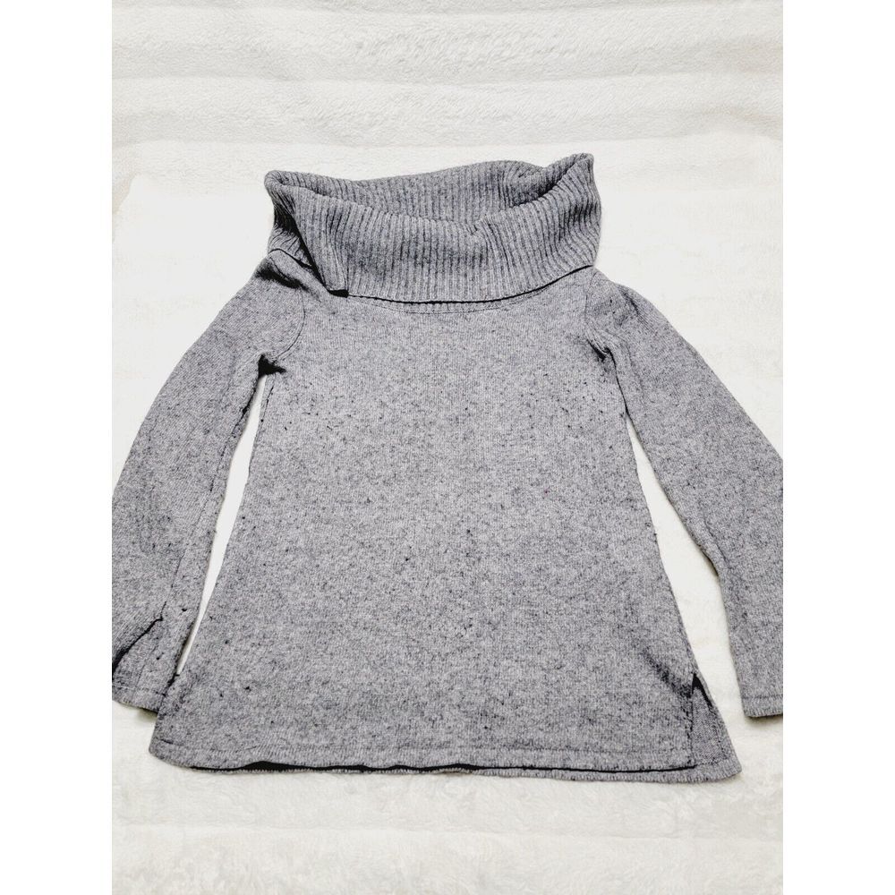 UGG Women's Rhodyn Off The Shoulder Heather Gray Tunic Sweater M Medium